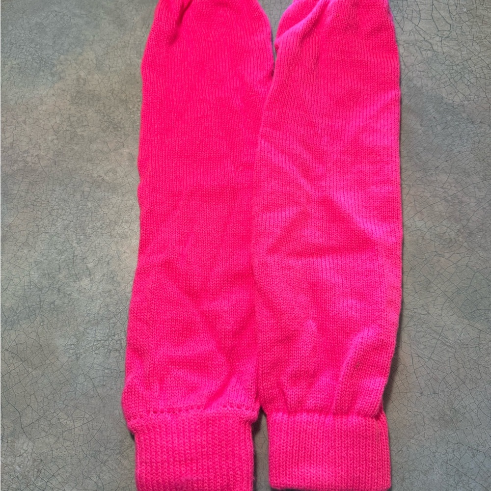 Bright Pink Leg Warmers